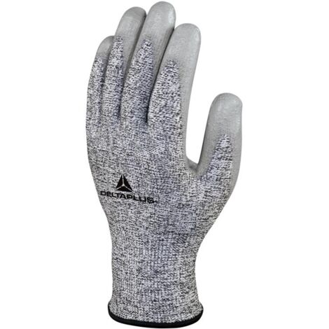 GANT TRICOT ECONOCUT - PAUME ENDUITE PU - JAUGE 13 - X3 PAIRES DELTA PLUS - VECUTD08GRG3  T9