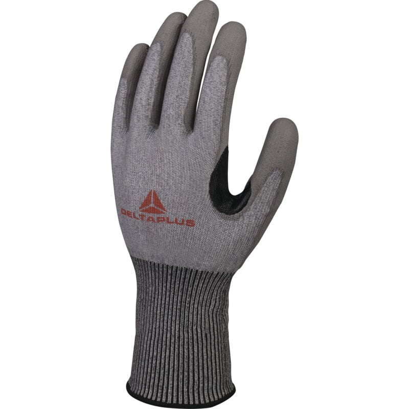 Gant anti-coupure tricot Softnocut - gris - paume enduite PU - La paire T9