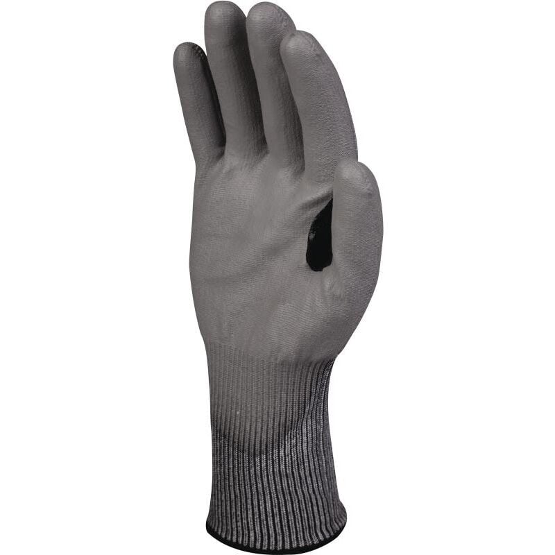 Gant anti-coupure tricot Softnocut - gris - paume enduite PU - La paire T10