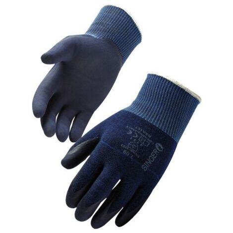 Gant Tricote Enduit Nitrile Ecran Tactile Taille 10