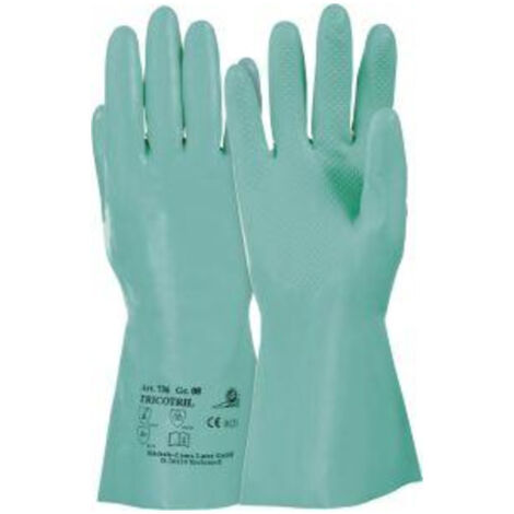 Gant Tricotril 736, L 300 mm, taille 9, vert