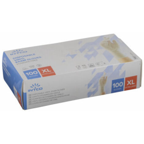 Gant vinyle jetable XL T9/10 (X 100) - DIFF