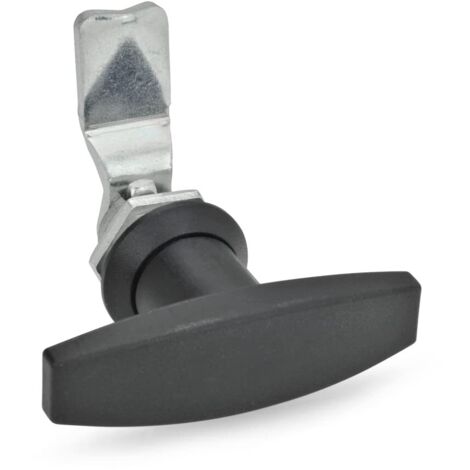 Ganter Norm elementi  Chiusure con elemento di comando – GN 115  Comando con t griff 1 pezzi, nero, GN 115-ST-32