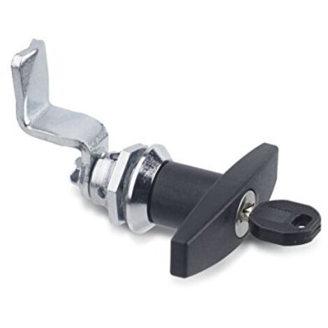 Ganter Norm elementi GN 115 SCT 18 – Cilindro Serratura con chiave, 1 pezzi, nero, opaco