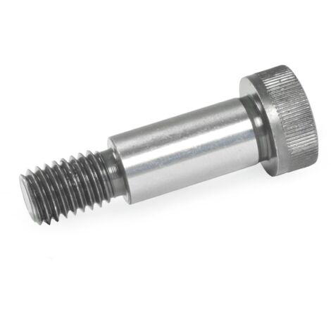 Ganter Norm elementi – Pass viti con Bund, Argento, 15 pezzi, argento, ISO 7379-16-M12-40
