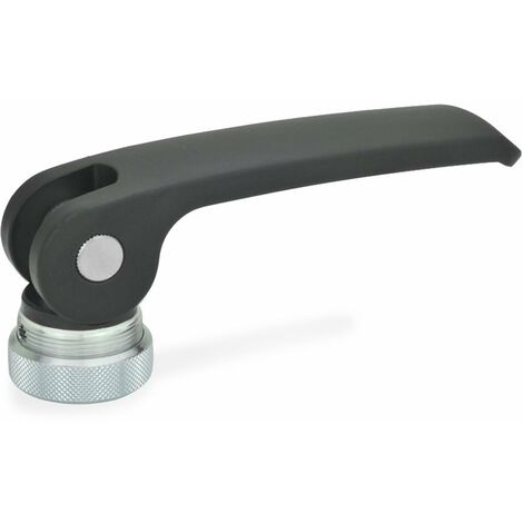Ganter Norm elementi – Eccentrico e con filettatura interna, 1 pezzi, nero, GN 927 – 82-a M6 B