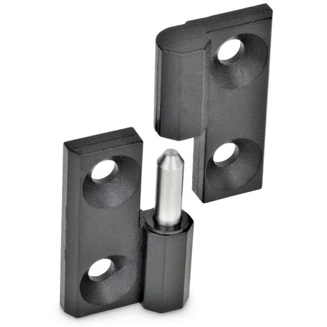 Ganter Normelemente Cerniere sospese  zinco pressofuso  GN 337-ZD-60-60-A-2-SW  60 x 60 mm  arresto sinistro