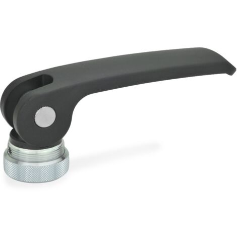Ganter Normelemente GN 927-63-M5-A-B 927-63-M5-A-B-tenditore eccentrico con filettatura interna, Forma A: con dado di regolazione, Grifflänge l1: 63mm Gewinde d2: M5