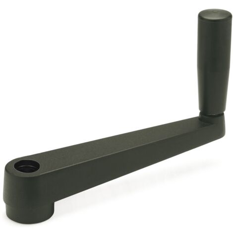 Ganter Normelemente  manovelle – GN 471 – 160-B17  alluminio  con foro  rivestito in plastica  1 pezzo, diametro foro: 17 mm
