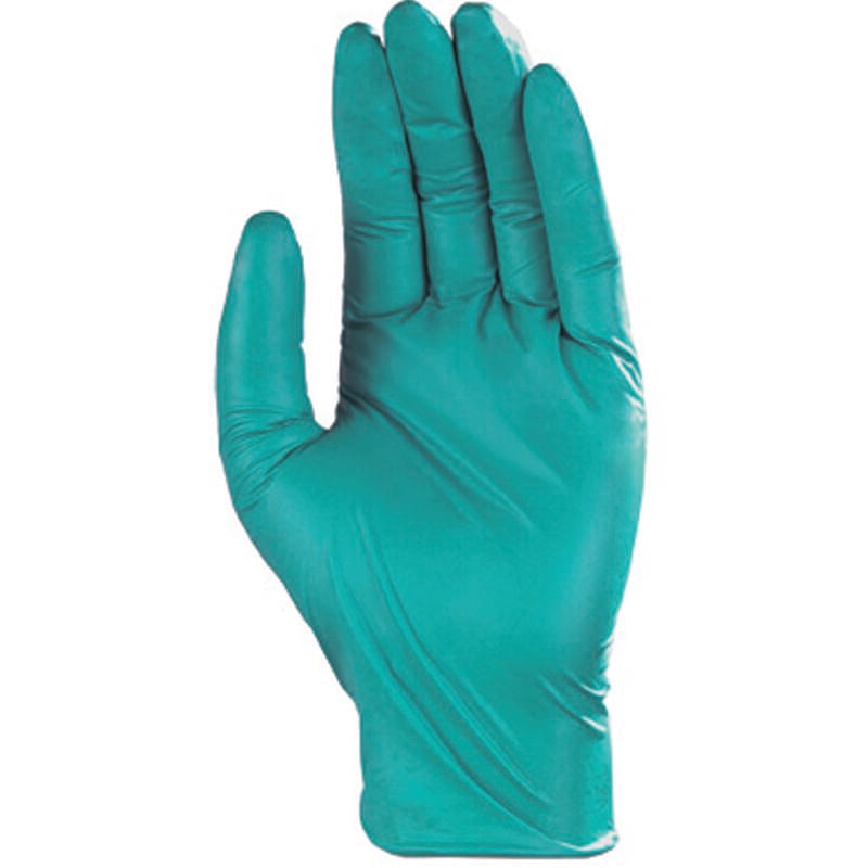 Coverguard - Lot de 10 - Gants jetables nitrile vert - Boite de 100 Taille 8