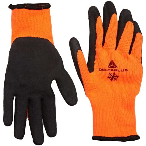 GANTS ACRYL END LATEX ORANGE - DELTA PLUS - DPVV735  T9