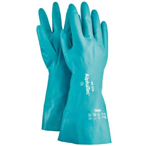 Gants AlphaTec 58-335 Nitril vert Taille 11 (Par 12)