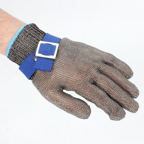 Gants Anti Coupure gants Protection Haute Performance Niveau 5 Gant Cuisine Anti Coupure Gants de Travail pour Découpe ,Mandoline et D'hutres (L)