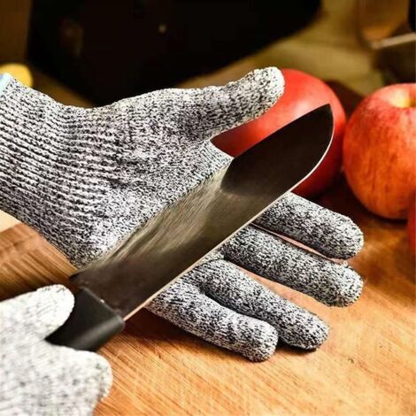 Gants Anti Coupure Niveau 5 Acier Inoxydable Cuisine Médical Résistant Usure M 50g