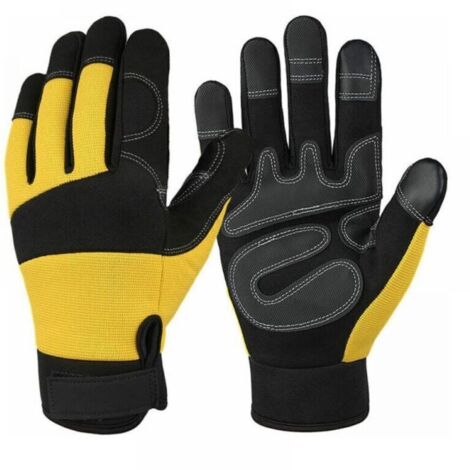 Gants anti-coupure tronçonneuse，Gants forestiers (tronçonneuses et outillage de jardin)(XL)