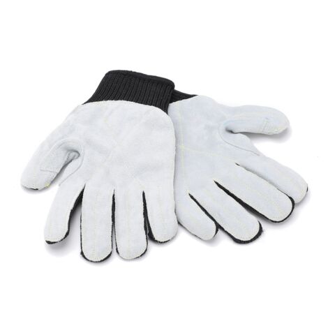 Gants anti-coupures niveau 5 en polyéthylène et cuir pour travaux industriels