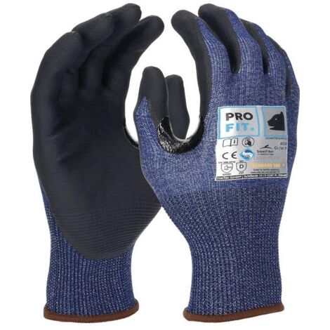 Gants anti-coupures Taille 10 bleu Noir EN 388 PSA II PRO FIT (Par 12)
