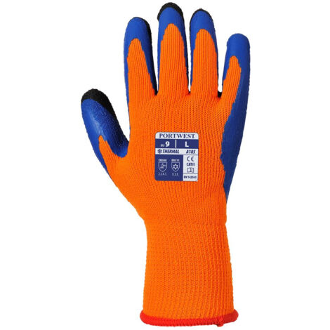 Gants anti-froid Duo-Therm A185 Portwest Orange / Bleu 9