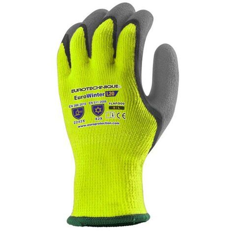 Gants thermique - anti-froid - haute visibilité - Captain Freeze