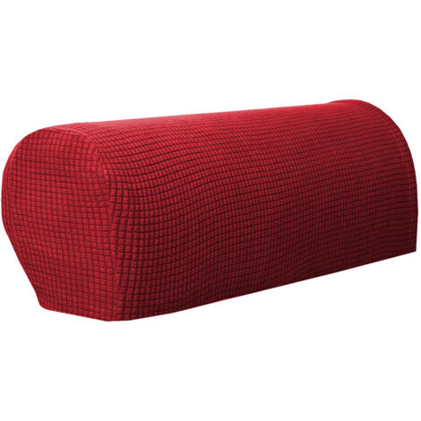 Gants anti-poussière (lot de 2), adaptés aux chaises, fauteuils, canapés, fauteuils inclinables, etc. (rouges)