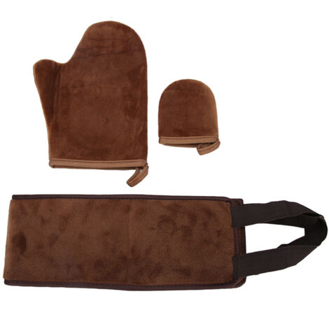 Gants applicateurs 3 pièces pour crème, mousse ou huile de bronzage