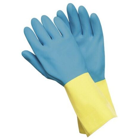Gants Bicolores Néoprène/Latex Taille M (Paire)