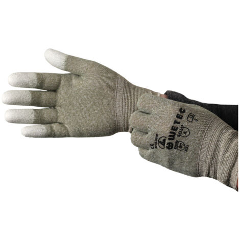 Gants, bouts des doigts enduits de PU, ESD