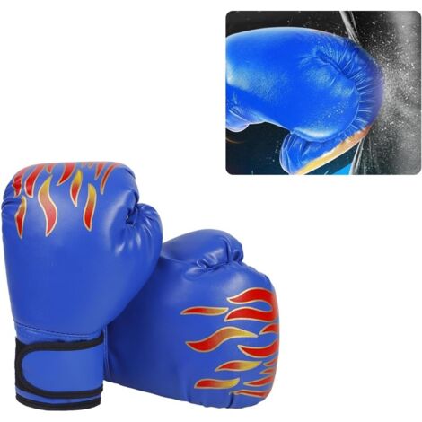 Gants boxe mousse souple, anti-stress enfant, entraînement sécurité