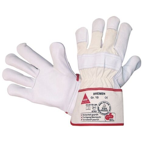 Gants Bremen,Rindnarbenleder, Gr.10 (Par 12)