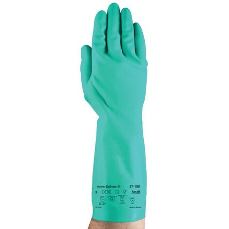 Gants chimique 37-155 sachet de 12 paires taille 10 - ANSELL