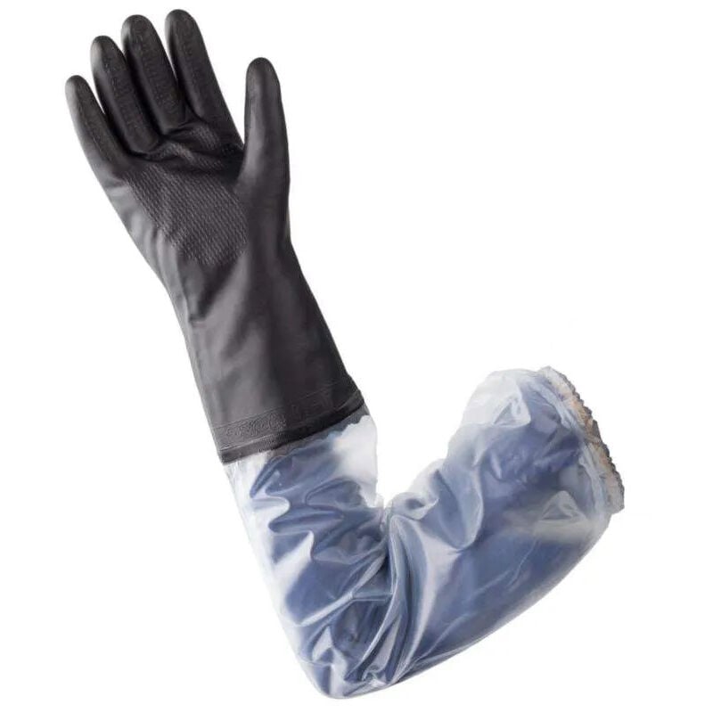 Ceta - Gant pvc longue manchette pour débouchage et produits chimique, taille 10