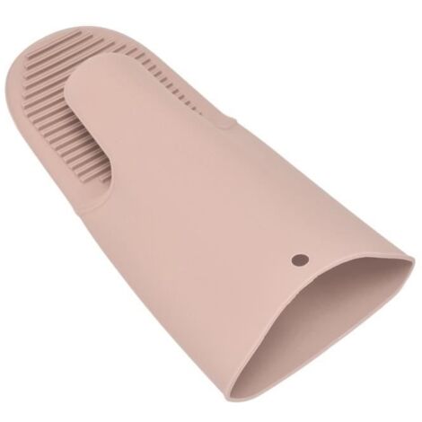 Gants d 'isolation thermique en silicone Gants anti-dérapants épaissis pour barbecue au micro-ondes (rose nordique)