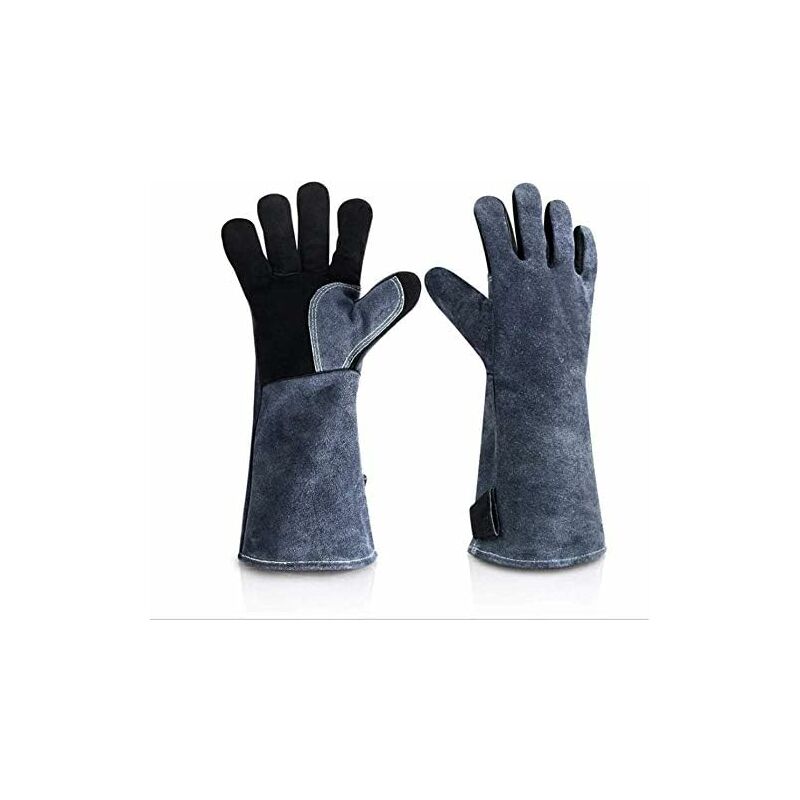 Gants de Barbecue à Haute température Résistant à la température Gants de Cuisine Soft, Confortable, résistant à l'usure, Anti-échappement, approprié