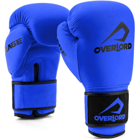 Gants de boxe Overlord Rage bleus 14 oz
