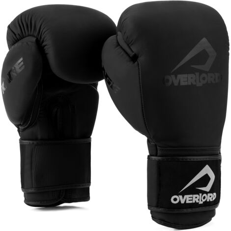 Gants de boxe Overlord Rage noirs 10 oz.