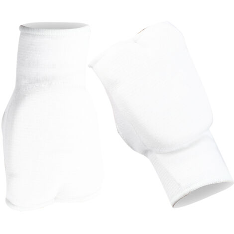 Gants de Boxe pour Entraînement Fitness Kickboxing - Paire Blanche