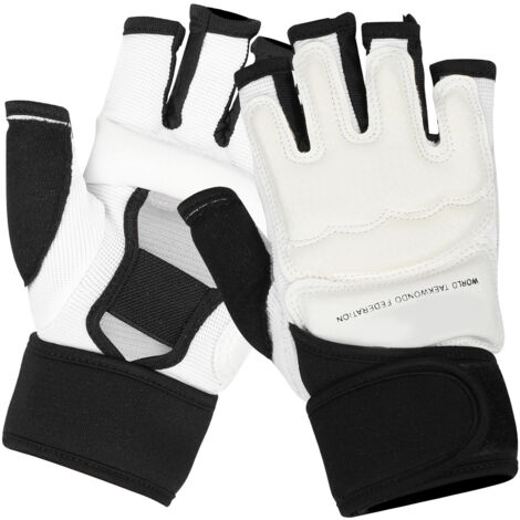 Gants de Combat 2 Pièces Adultes et Enfants, Protection Mains Taekwondo Karaté