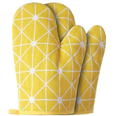 Gants de cuisine et maniques, gants de barbecue - Gants de cuisine et maniques avec rembourrage en coton recyclé et silicone
