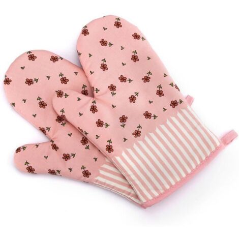 Gants de cuisine Ulisem - Double face en silicone - Taille universelle - Lavable - Résiste jusqu'à 180°C
