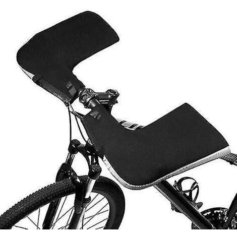 Gants de cyclisme pour guidon, gants de guidon pour vélo de montagne par temps froid, protection contre le vent et les projections de neige.-AquaForge