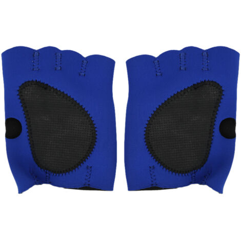 Gants de Fitness Mi-Doigts avec Protection Poignet et Coussinets Néoprène pour Sport