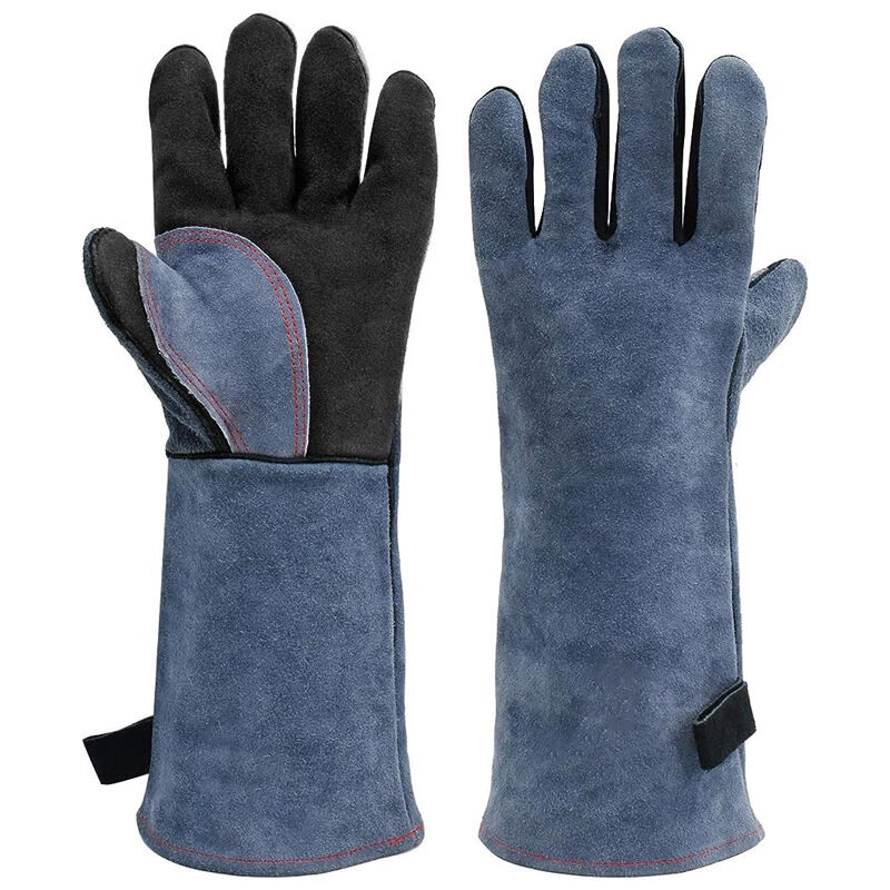 Gants de gril, gants de four universels résistants à la chaleur jusqu'à 800 °C, gants de cuisine antidérapants ignifuges avec protection de