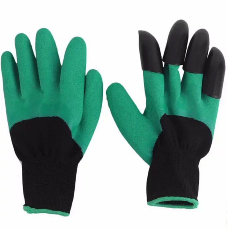 Gants de Jardin à Griffes avec Protection et Doublure Étanche, Taille Unique pour Hommes et Femmes, Matière Nylon & Latex pour Plantation et