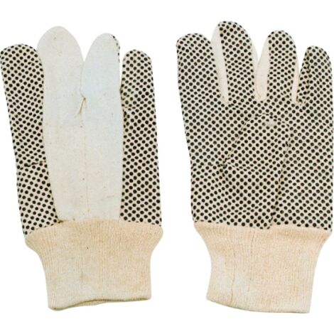 Gants de jardin et jardinage taille unique 11 pour homme en coton beige REF 20760