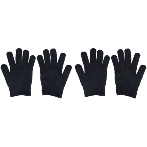 Gants de jardinage anti-coupures niveau 5 - 2 paires avec fil d'acier pour travaux mécaniques résistants aux rayures
