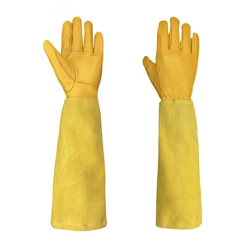 Herwey Élagage de longs gants, gants, gants de cuir de jardinage d