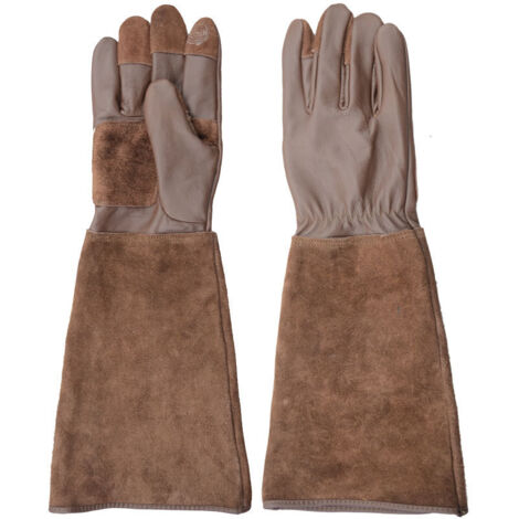 Gants de jardinage longs tactile, résistants aux piqûres et à l’usure, pour la taille et le jardinage (M) deng ALOVEZ