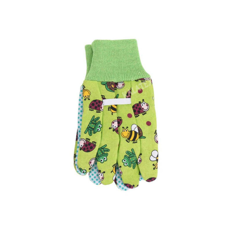 Gants de jardinage - Pour enfant - Taille unique 18cm - Vert