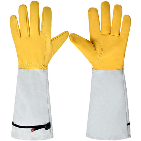 Gants de jardinage pour femmes/hommes, longs gants de jardinage anti-épines pour la taille des rosiers