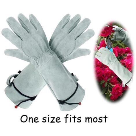 Gants de jardinage - Sécurisés anti-épines - Confort et durabilité - Taille unique 42cm